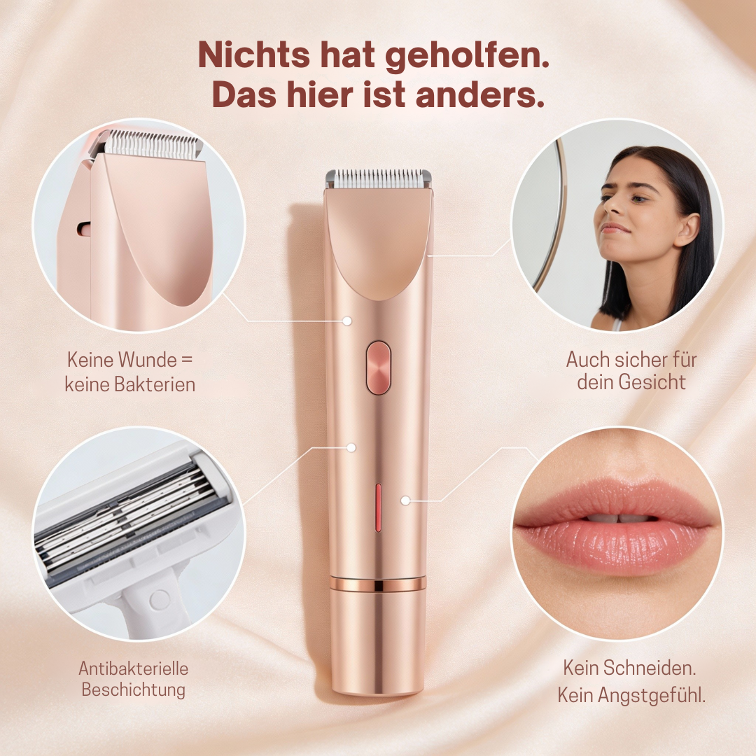 Zuzanna Glow 2-in-1 Trimmer | Antibakteriell & Schnittfrei