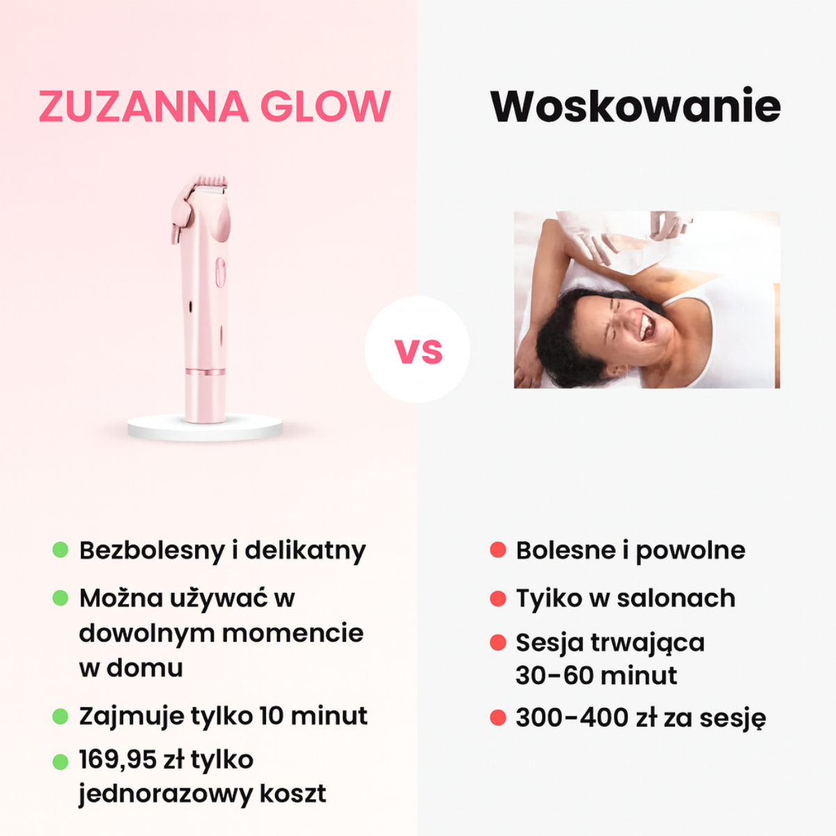 Zuzanna Glow Trymer 2w1